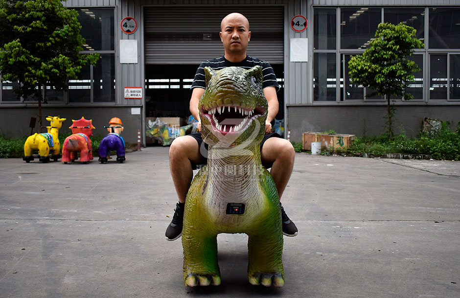 霸王龍童車，商場騎行霸王龍，霸王龍小車